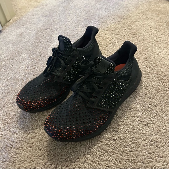 Adidas UltraBoost Clima Core Black Solar Red AQ0482 Size 11.5